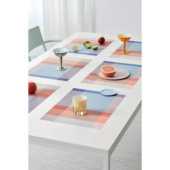 Chilewich‎ Chroma Placemats Dusk Color 14x19" Set Of 3 - Picture 4 of 5